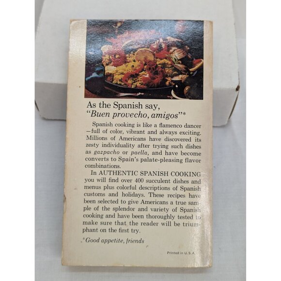 Authentic Spanish Cooking Paperback Cookbook by Maruja Hatheway 1969 - Picture 6 of 6